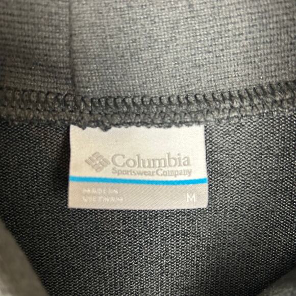 Columbia Womens High Neck Grey Top Size Medium Pullover Soft Mid Layer - Picture 4 of 7